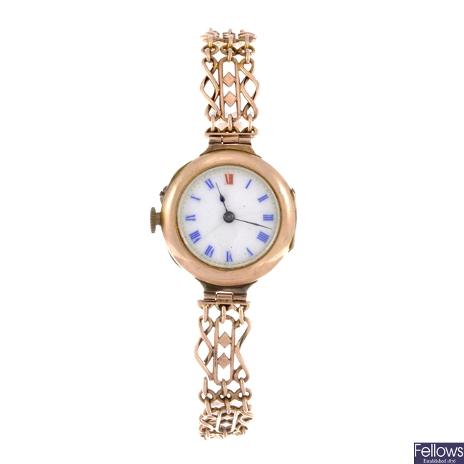 (311111457)  lady's gold watch