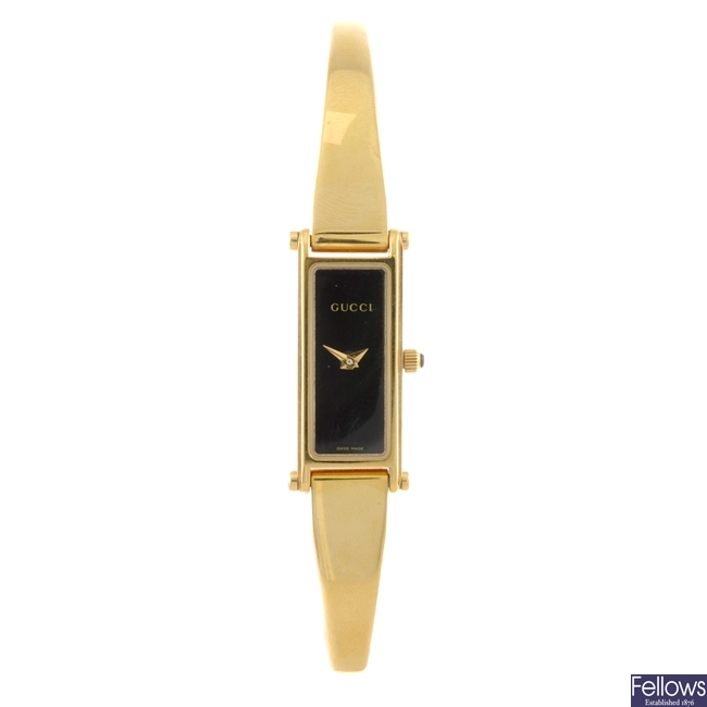 (41984) Gold plated Gucci wristwatch