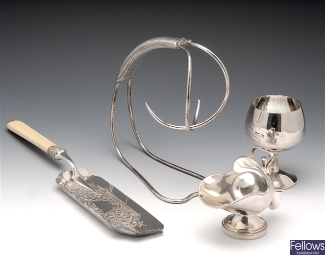 A small selection of plated items.