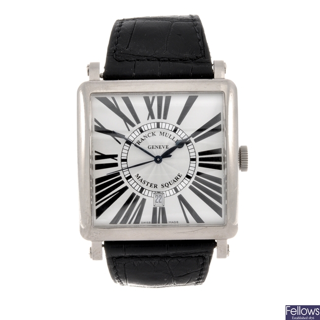 A Franck Muller wrist watch.