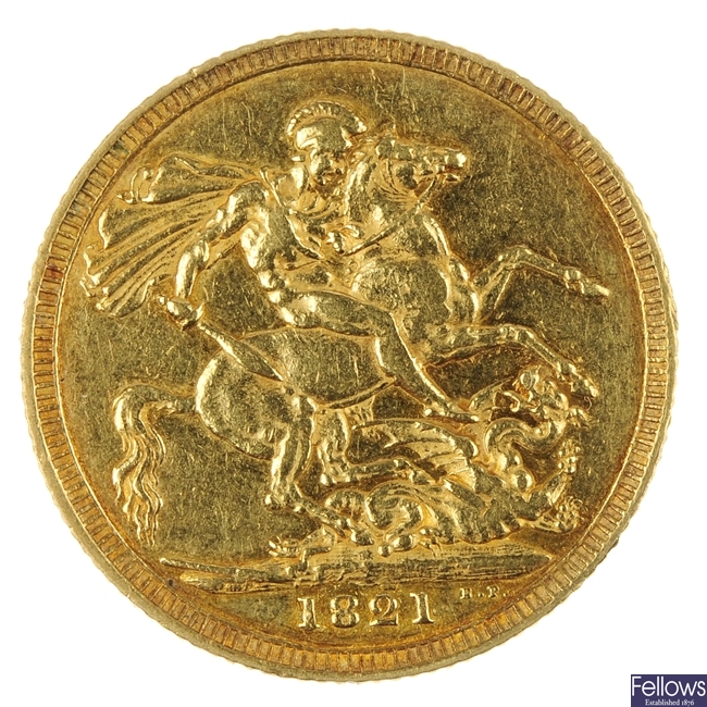 George IV Sovereign 1821.