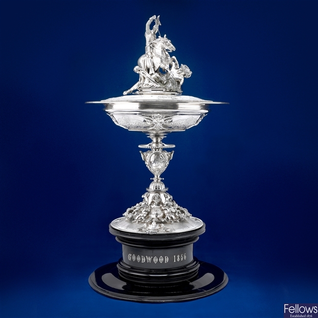 The Goodwood Cup of 1856 by C.F. Hancock and H.H. Armstead.