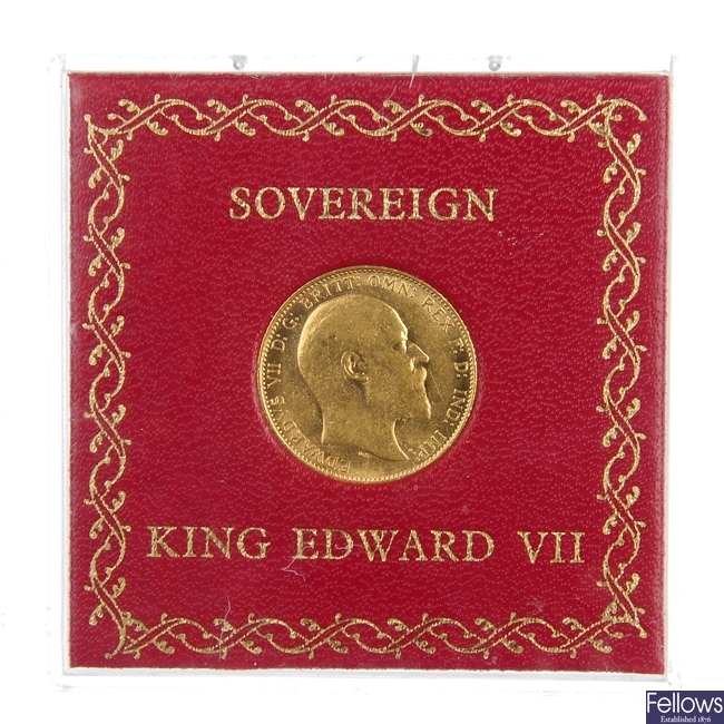 Edward VII, Sovereign 1908.