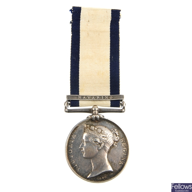 Naval General Service Medal, Navarino bar.