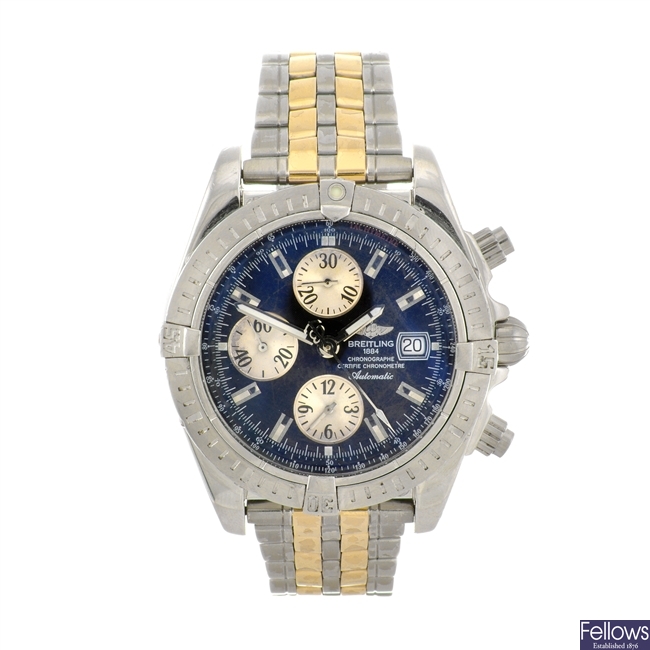 (946000140) A stainless steel automatic chronograph gentleman's Breitling Windrider Chronomat watch.