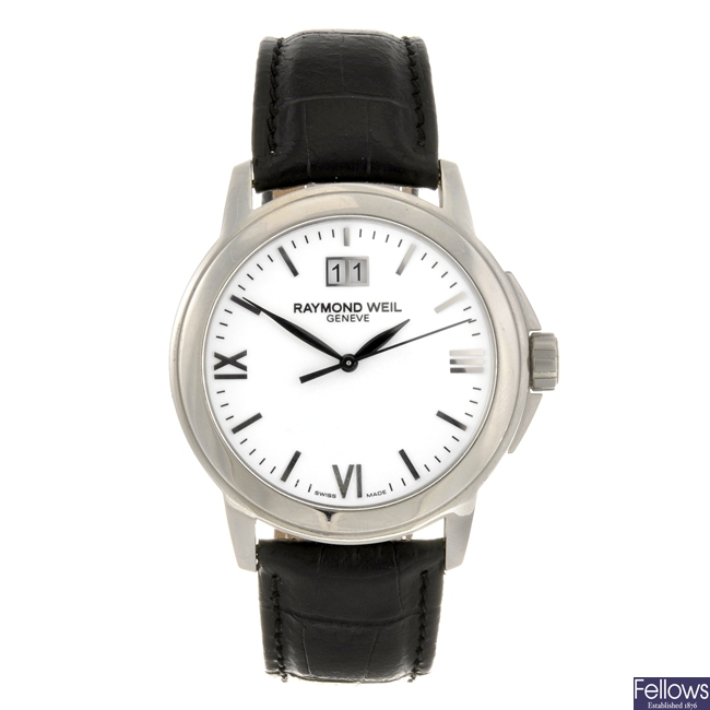 (405058525) A stainless steel quartz gentleman's Raymond Weil Tradition wrist watch.