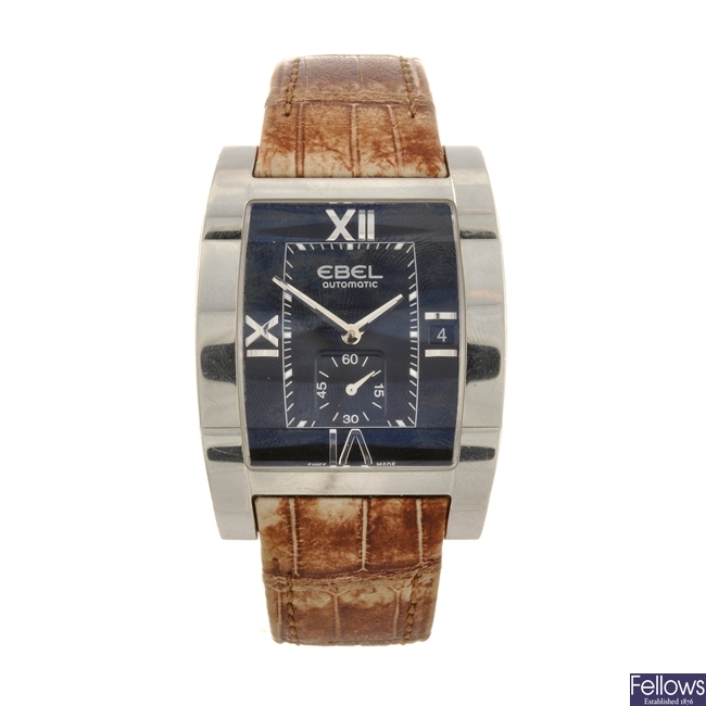 A stainless steel automatic gentleman's Ebel Tarawa wrist watch.