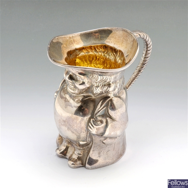 An early twentieth century silver christening mug.