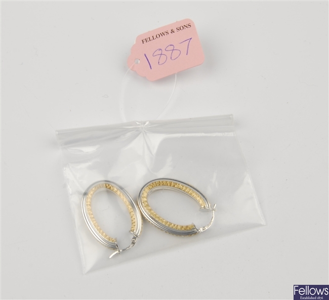 (116189464) 18ct hoop earrings