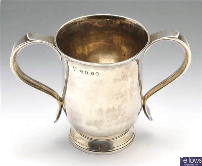 A George III Bateman loving cup.