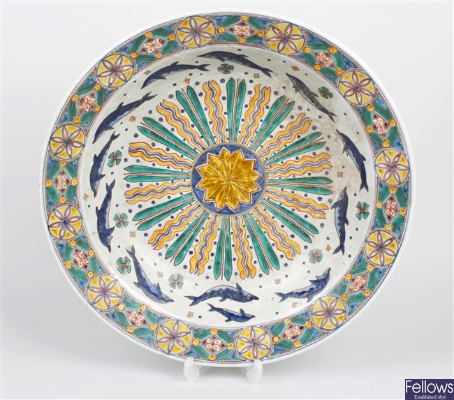 An oriental style porcelain bowl