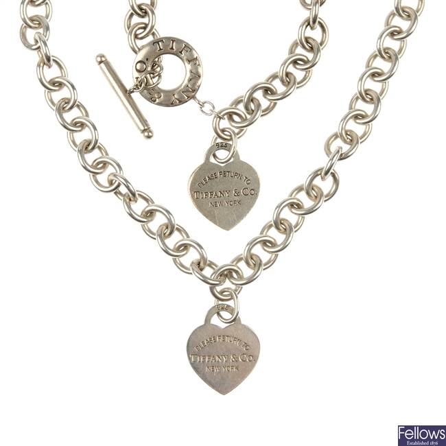 Tiffany & Co.' Heart Tag Toggle Necklace | 15