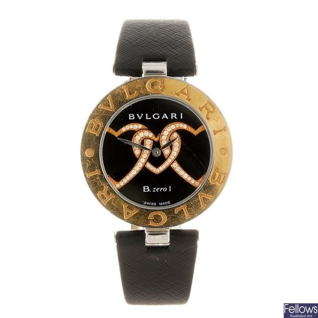 A bi-metal quartz Bulgari B Zero 1 wrist watch.