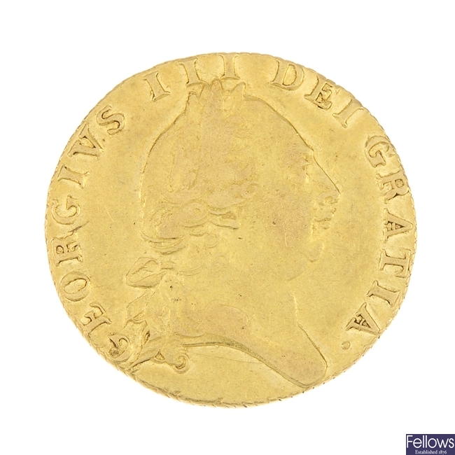 George III, gold Guinea 1788.
