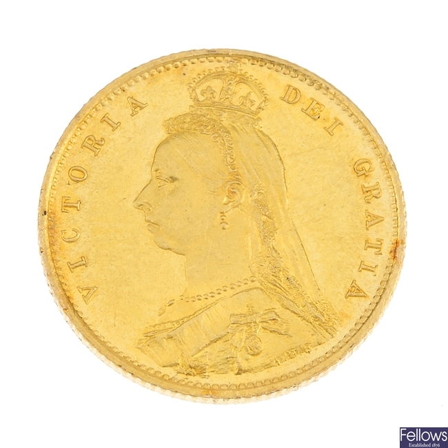 Victoria, proof Half-Sovereign 1887.