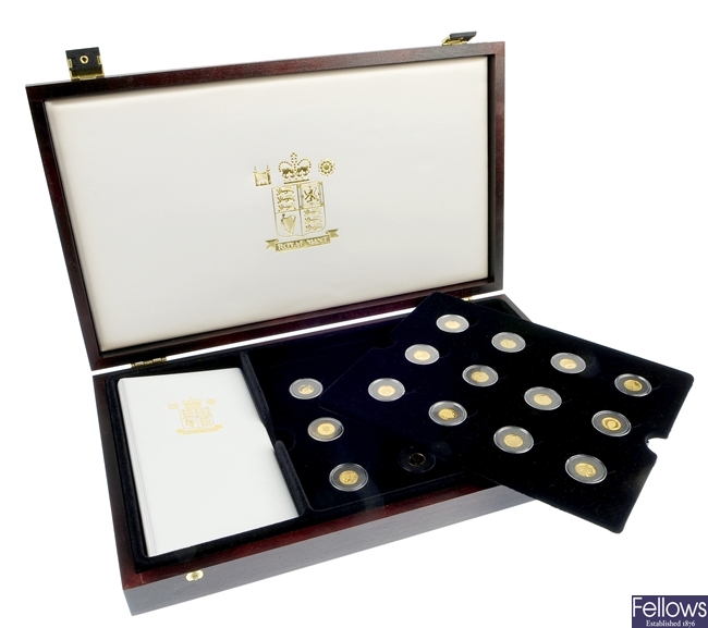 Royal Mint Finest Gold Miniature Collection.