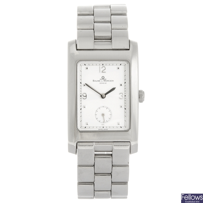 (703010441) A stainless steel quartz Baume & Mercier bracelet watch.