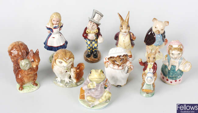 A Beswick Royal Doulton tableware ceramic figurine modelled as 'Alice'