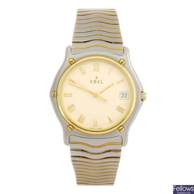EBEL - a gentleman's Classic Wave bracelet watch.