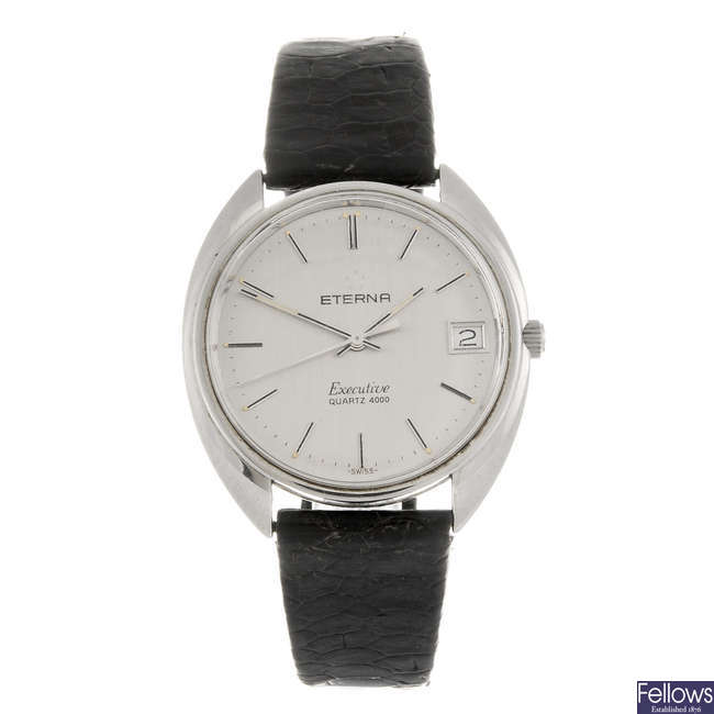 ETERNA - a gentleman's Executive Quartz 4000 wrist watch. 