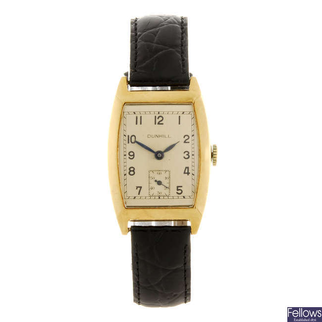 DUNHILL - a gentleman's wrist watch.