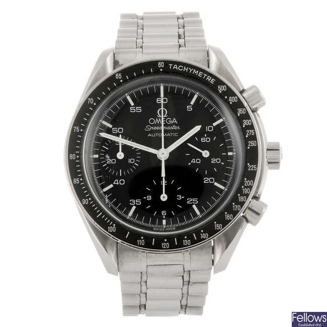 OMEGA - a gentleman's Speedmaster chronograph bracelet watch.