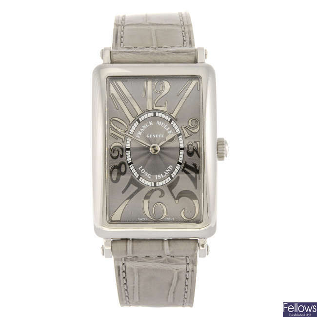FRANCK MULLER - a lady's Long Island Relief wrist watch.