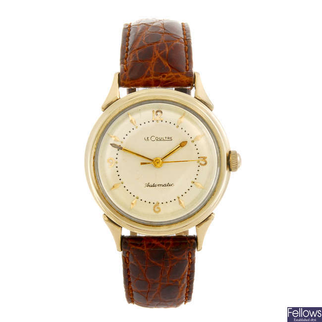LE COULTRE - a gentleman's wrist watch. 