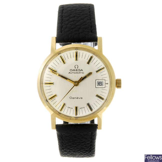
OMEGA - a gentleman's Geneve wrist watch.