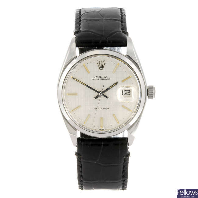 ROLEX - a gentleman's Rolex Oysterdate Precision wrist watch. .