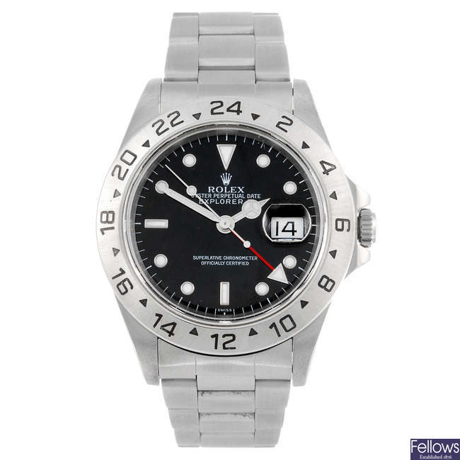 ROLEX - a gentleman's Oyster Perpetual Date Explorer II bracelet watch. 