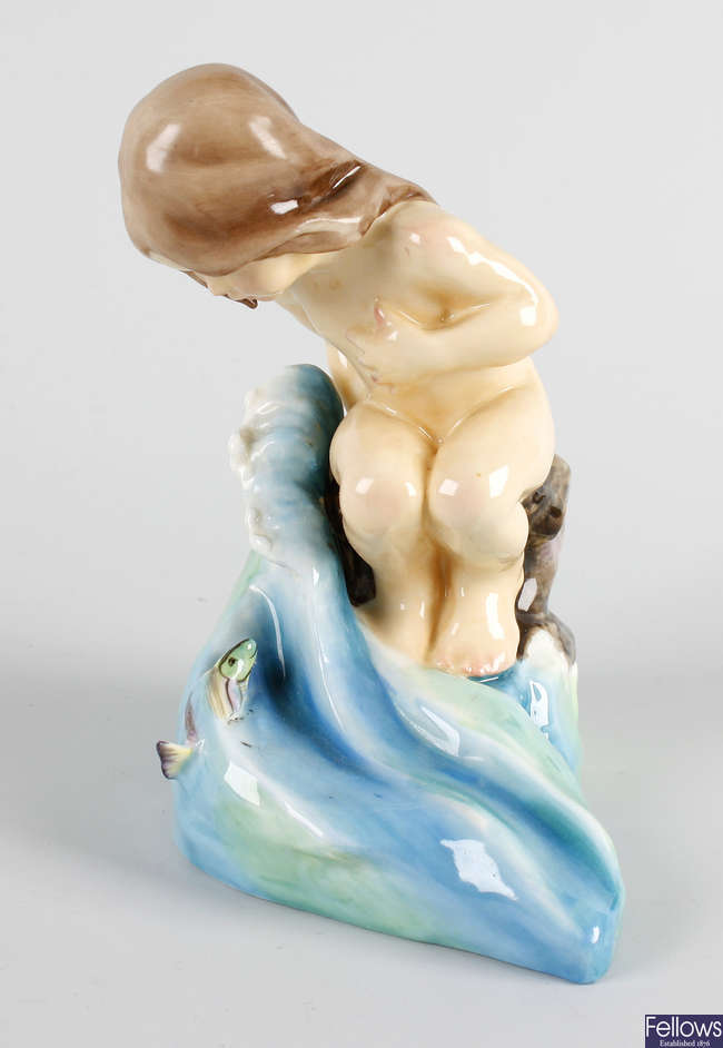 A Royal Worcester figure, 'August'