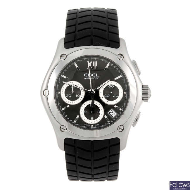EBEL - a gentleman's Classic Wave chronograph wrist watch.