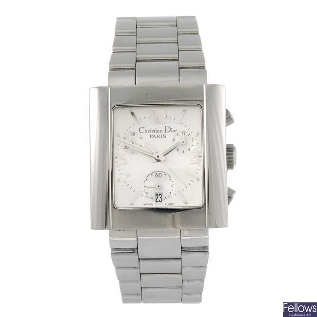 DIOR - a gentleman's Riva chronograph bracelet watch.