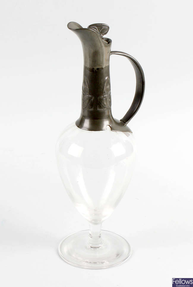 An Archibald Knox claret jug for Liberty & Co. 