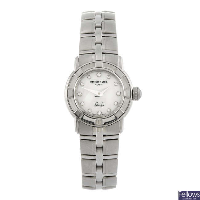 RAYMOND WEIL - a lady's stainless steel Parsifal bracelet watch. 