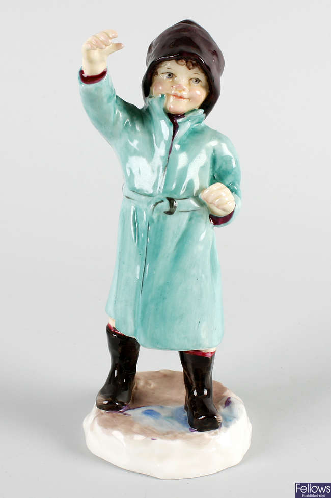  A Royal Worcester figure, 'February'