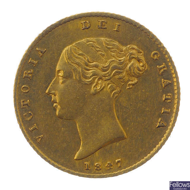 Victoria, Half-Sovereign 1847.