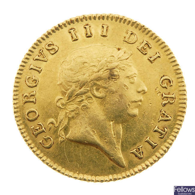 George III, Half-Guinea 1813 (S 3737). 