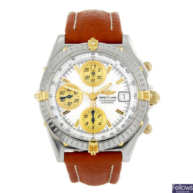 BREITLING - a limited edition gentleman's stainless steel Windrider Chronomat