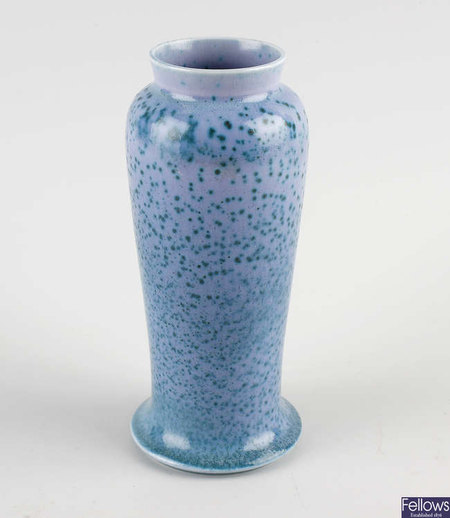 A Ruskin high fired vase. 