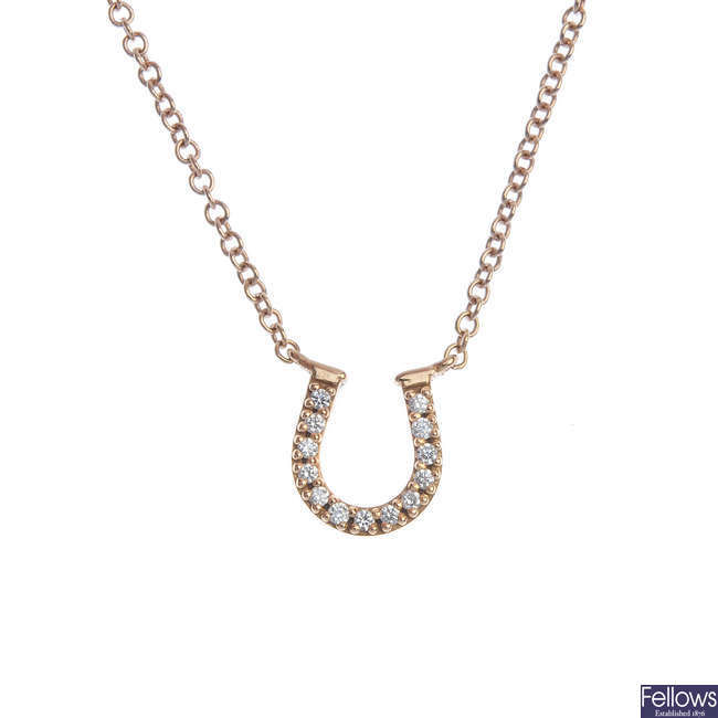 Tiffany & Co. Sterling Silver Horseshoe Charm Necklace (SHF-22610) – LuxeDH