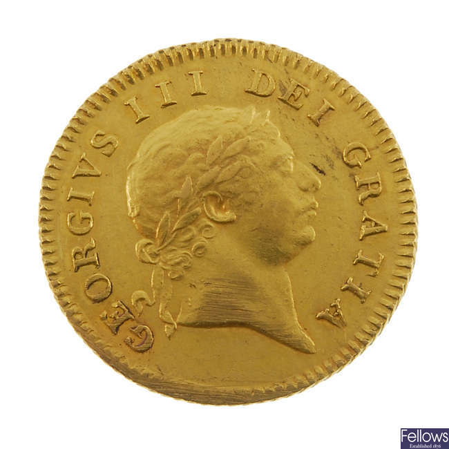 George III, Half-Guinea 1804.