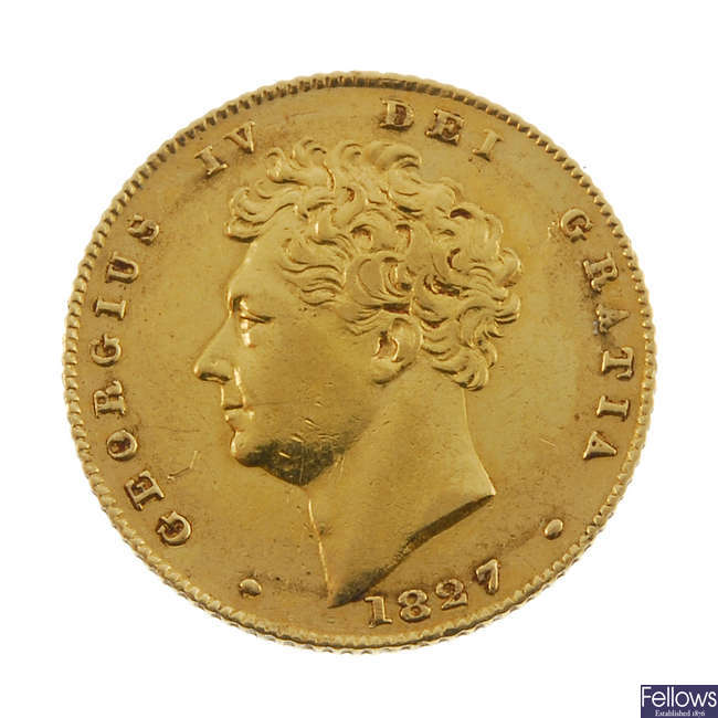 George IV, Half-Sovereign 1827.