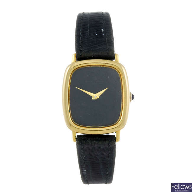 BAUME & MERCIER - a lady's 18ct yellow gold wrist watch.