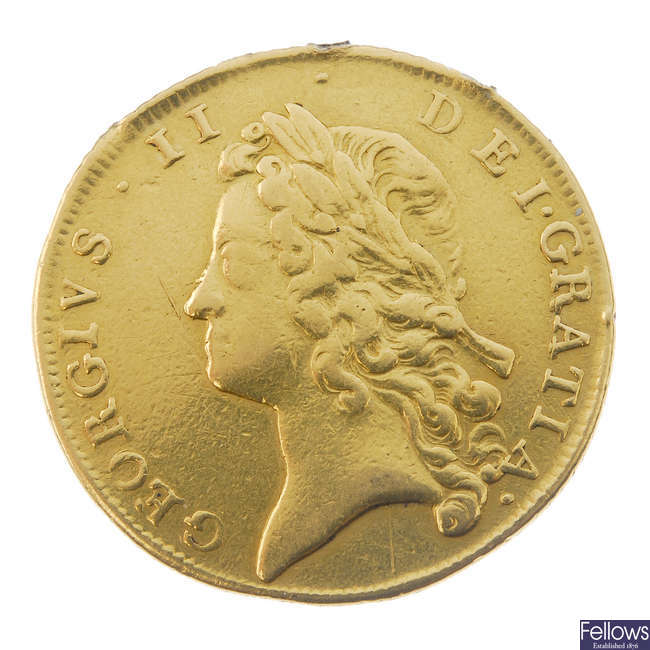 George II, Two-Guinea 1738.