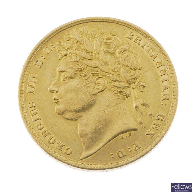 George IV, Sovereign 1822.