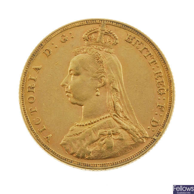 Victoria, Sovereign 1887M.