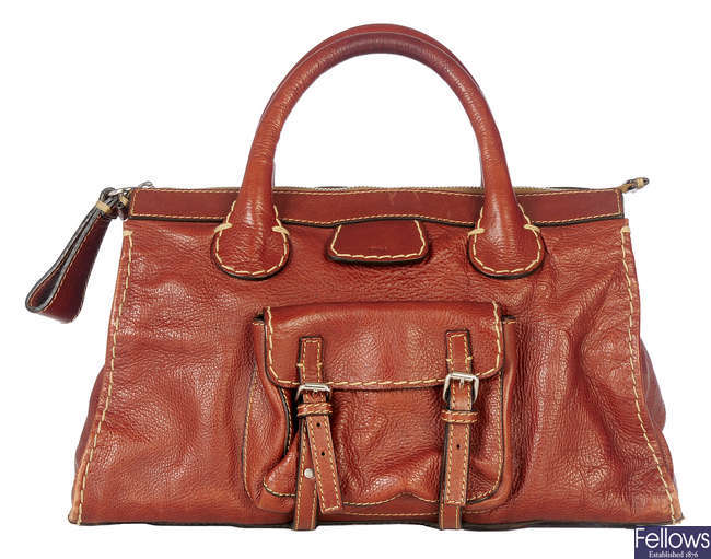 CHLOE - a leather Edith handbag.