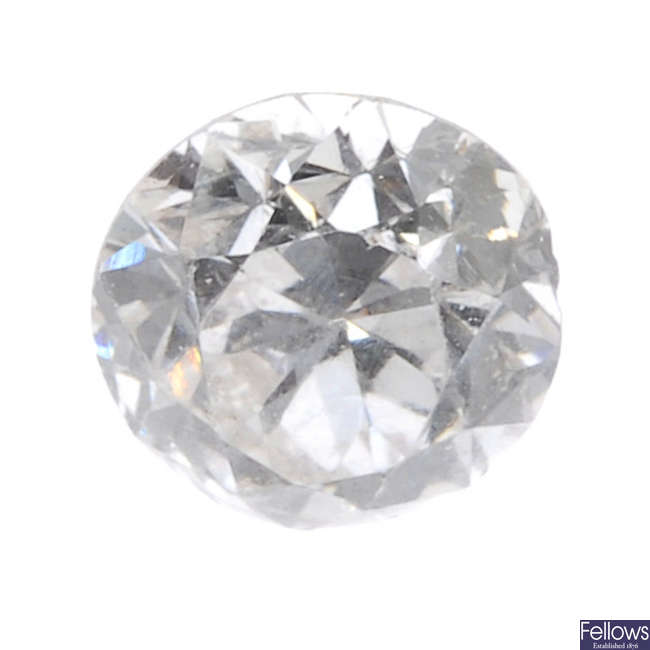A brilliant-cut diamond weighing 0.29ct